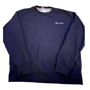 Champion Navy Blue Authentic Athleticwear Sweatshirt Large